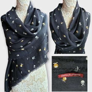 COMPTOIR DES COTONNIERS Stole Shawl 54 in × 55 in